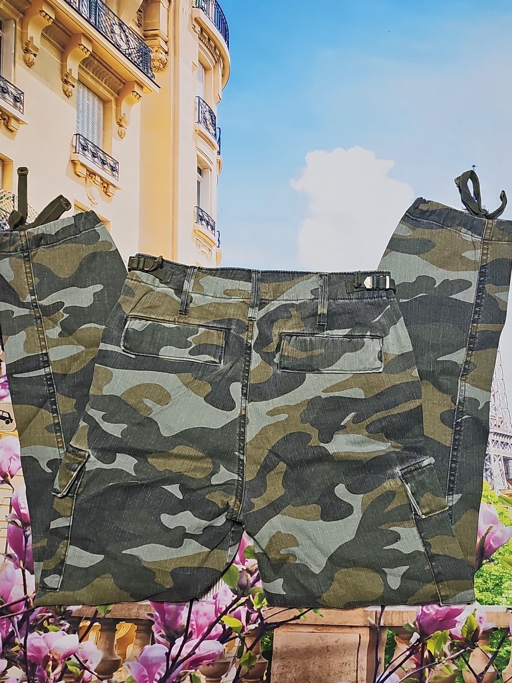 Mother Camouflage High Waist Cargo‎ Pants Size 24 - Picture 9 of 9